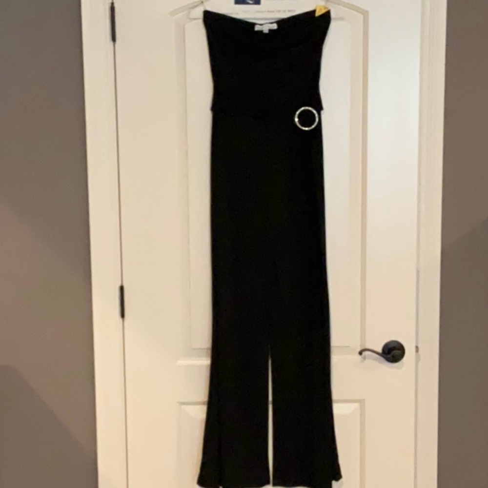 White House Black Market Jumpsuit Black